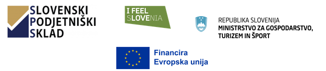Slovenski podjetniški sklad, I feel Slovenia, Ministrstvo za gospodarstvo, turizem in šport, Financira Evropska unija